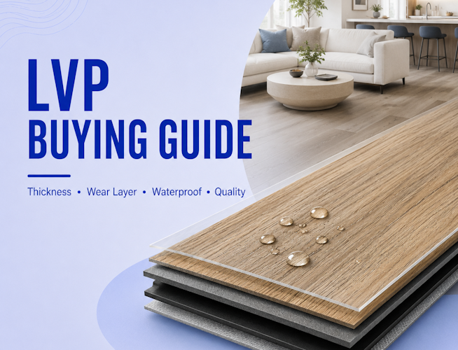How to choose luxury vinyl plank flooring: thickness, wear layer & waterproof guide (2026)
