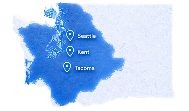 Washington Service Areas Map