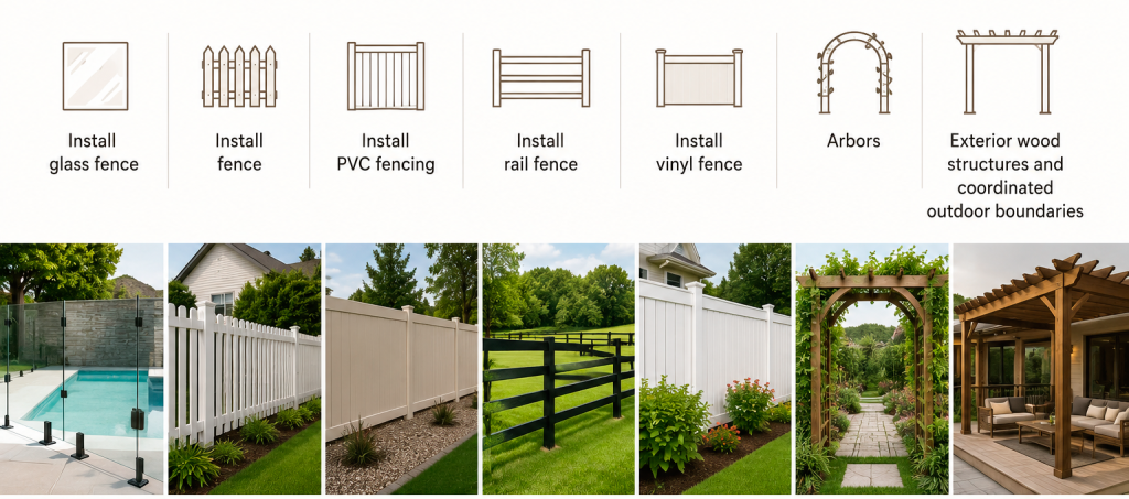 What Our Fences Service May Include
